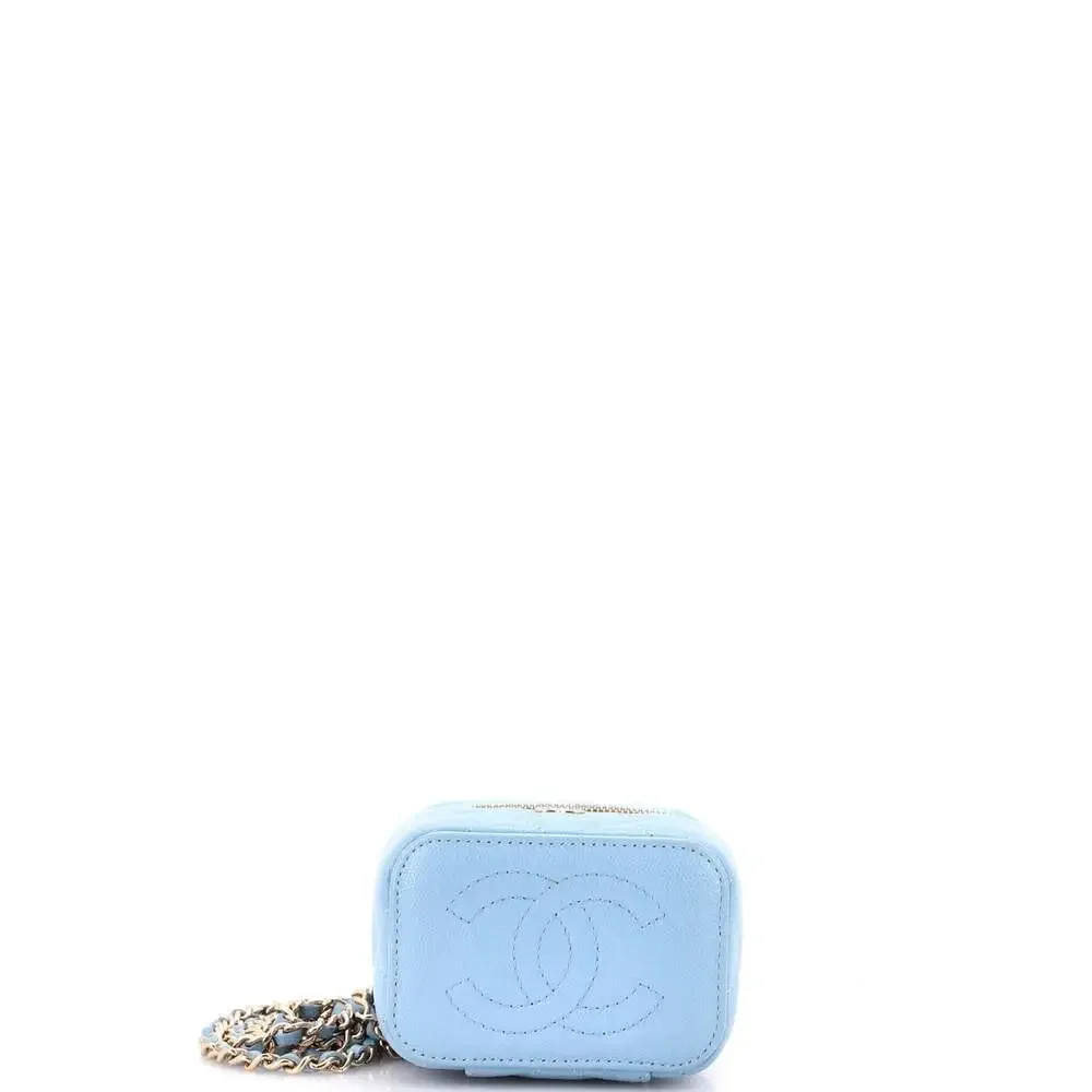 Chanel Classic Vanity Case With Chain #237482C36B